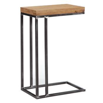 John Lewis Calia Sofa Side Table, Oak (60 x 40cm)