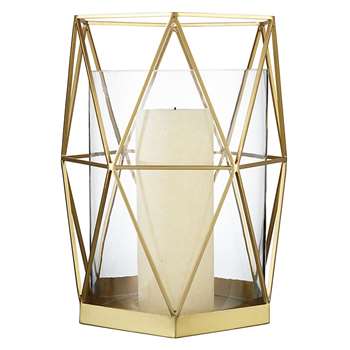 John Lewis Geo Hurricane Lamp, Large (38 x 29cm)