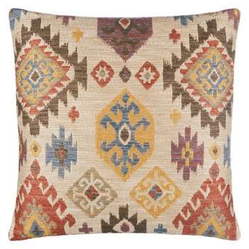 John Lewis & Partners Kelim Ikat Cushion, Multi (H50 x W50cm)