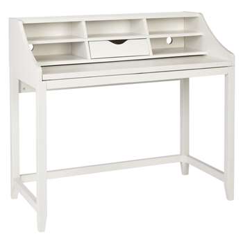 John Lewis Loft Desk, White (95 x 105cm)