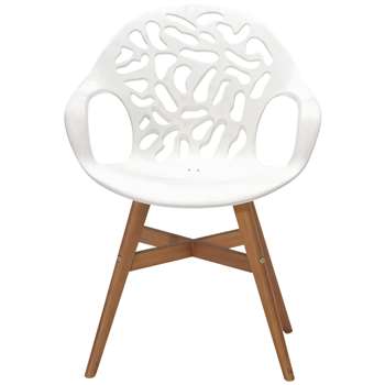 John Lewis Oslo Dining Chair, FSC-Certified (Eucalyptus), Set of 2, Natural (82 x 60cm)