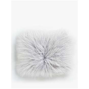 John Lewis & Partners Mongolian Cushion, Pale Grey (H30 x W40cm)