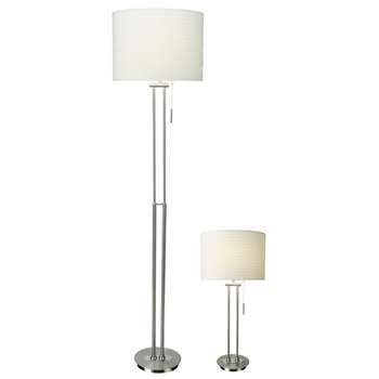 John Lewis Preston Table and Floor Lamp Duo