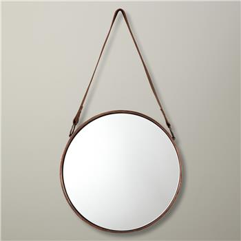 John Lewis Round Hanging Mirror, Copper (Diameter 30cm)