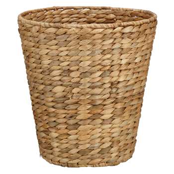 John Lewis Water Hyacinth Wastepaper Bin (Height 29cm)