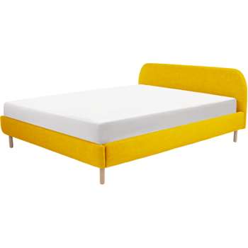 Jonah Euro Kingsize Bed, Dandelion Yellow
