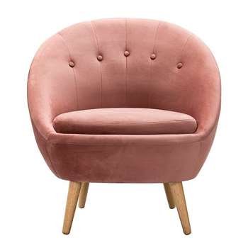 Joni Occasional Chair Pink (H81 x W76 x D75cm)