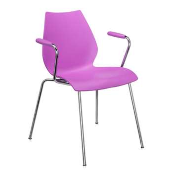Kartell - Maui Armchair - Fuchsia (H77 x W58 x D52cm)
