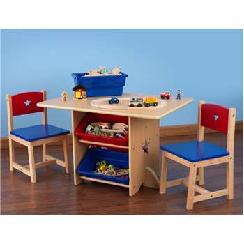 Kids Table and Chair Set in Star Design 52 x 77cm