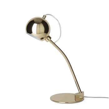 Koge Table Lamp, Gold With Transparent Cord (38 x 22cm)