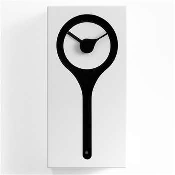 Koo Koo Cuckoo Clock - White 45 x 22cm