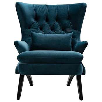 Lagona Armchair Peacock (H105 x W86 x D97cm)