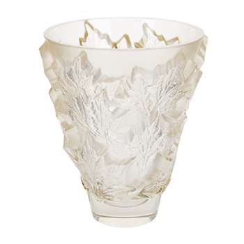 Lalique - Champs-Elysees Vase - Gold Luster - Small (H18 x W14.5 x D14.5cm)