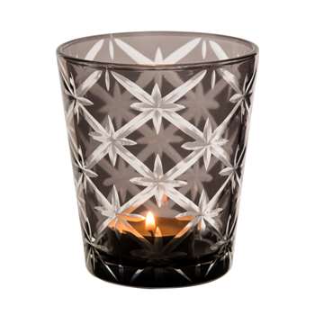 Laurie Black Etch Votive (10 x 9cm)