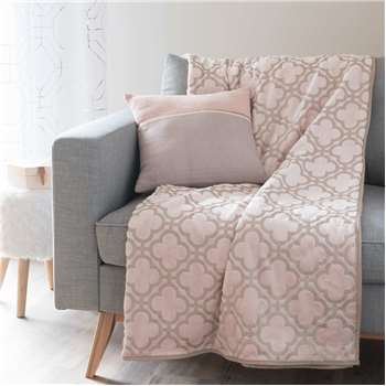 LESLIE throw, pink (150 x 200cm)