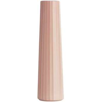 Lief Tall Faceted Vase, Pink (H46 x W12 x D12cm)