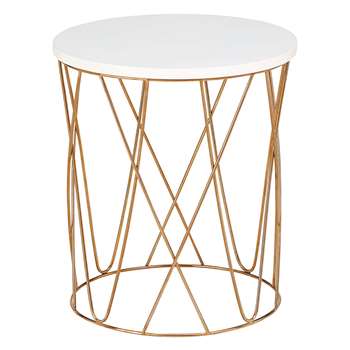LOFT Lena Copper Side Table (40 x 36cm)
