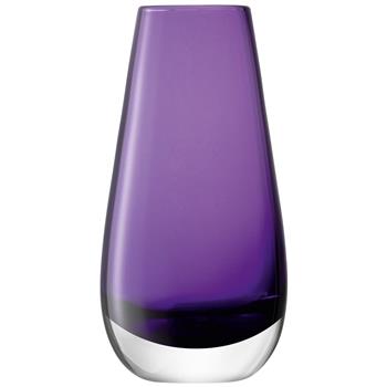 LSA International Flower Colour Bud Vase - Violet (14 x 7cm)
