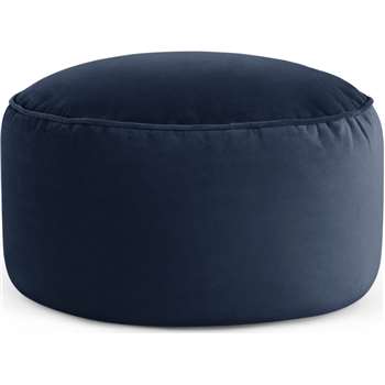 Lux Velvet floor cushion, Royal Blue Velvet (H30 x W60 x D60cm)