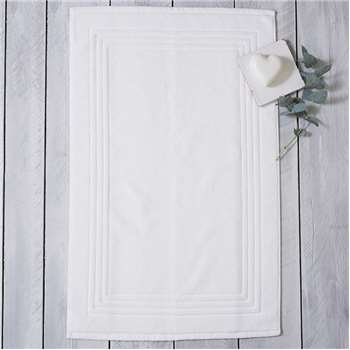 Luxury Egyptian Cotton Bath Mat, White (60 x 90cm)