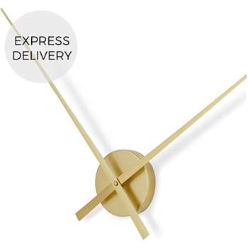Lyla Extra Large Statement Clock, Brass (Diameter 70cm)