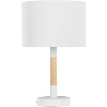 MADE Essentials Kyle Table Lamp, White (37 x 23cm)