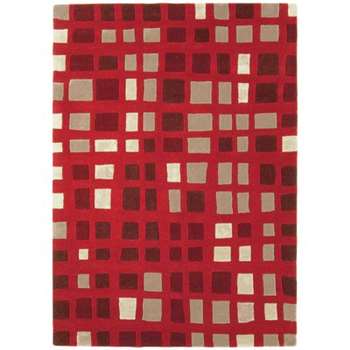 Matrix Hand-Woven Red Area Rug (160 x 230cm)