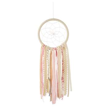 MAYA Pink and White Dreamcatcher (72 x 28cm)