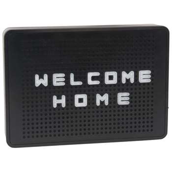 Message Light Box Artwork (H15 x W20 x D4cm)