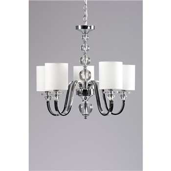 Meyer Five Light Crystal Chandelier (H110 x W55 x D55cm)