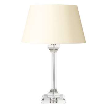 Mezzola Crystal Lamp - Clear (35 x1 5cm)