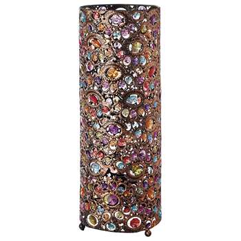 MILLE ET UNE NUITS metal and Plexiglas lamp, multicoloured (48 x 19cm)