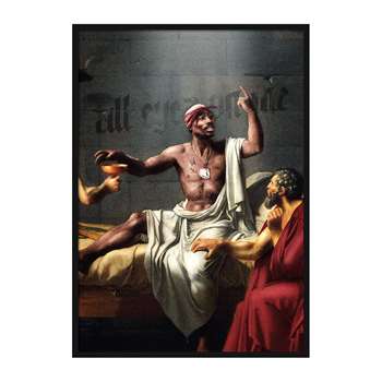 Mood - Tupac Painting Print - A3 (H42 x W29.7cm)