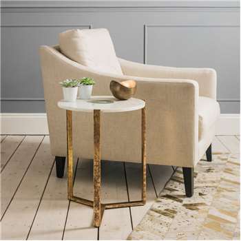 Natural Agate Side Table (52 x 42cm)