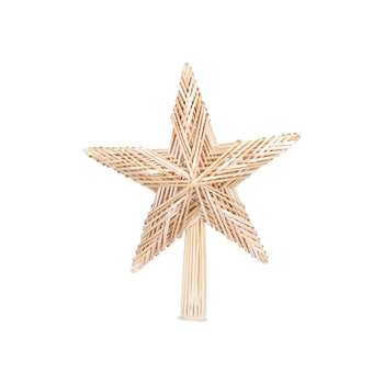 Natural Star Tree Topper (H38 x W30 x D12cm)