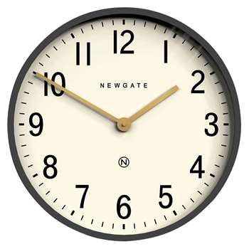 Newgate Mr Edwards Wall Clock, Moonstone Grey (Diameter 45cm)