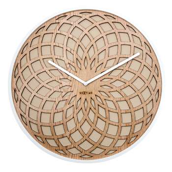 Nextime Sun Clock - Wood (Diameter 35cm)