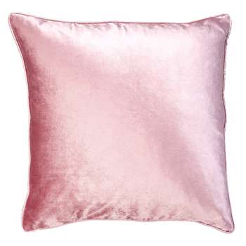 Nigella Cyclamen Square Velvet Cushion