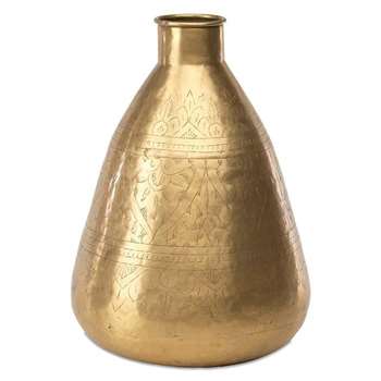 Nkuku - Nami Brass Pot - Tall (H37cm)