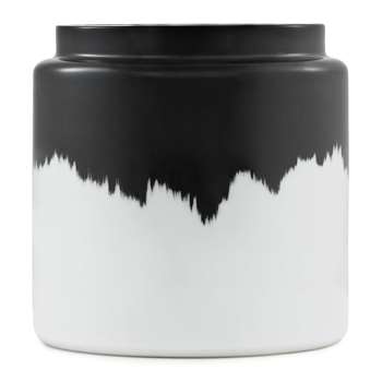 Normann Copenhagen - Agnes Vase - Black & White - Short (16.6 x 18cm)