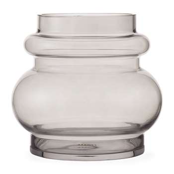 Normann Copenhagen - Balloon Vase - Medium - Warm Grey (H19 x W21 x D21cm)