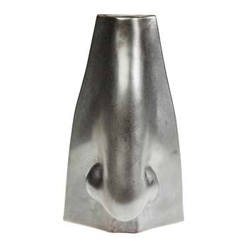 Nose vase silver (23 x 14cm)