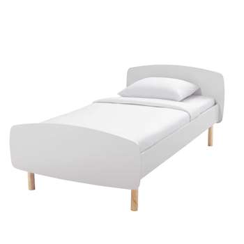 NUAGE Child's white wooden bed 90 x 190 cm