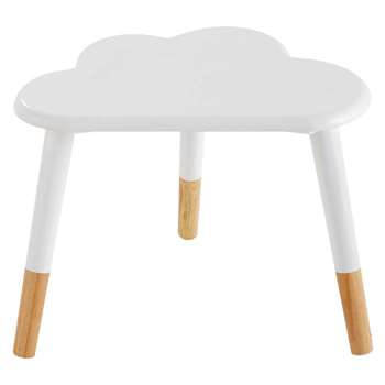 NUAGE Children's White Cloud Bedside Table (31 x 42cm)