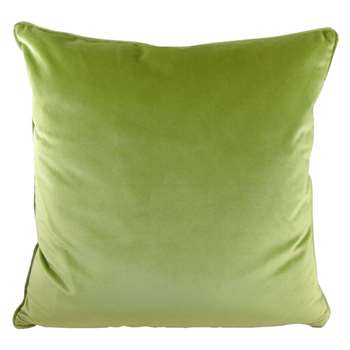 Olive Green Opulence Cushion (H43 x W43cm)