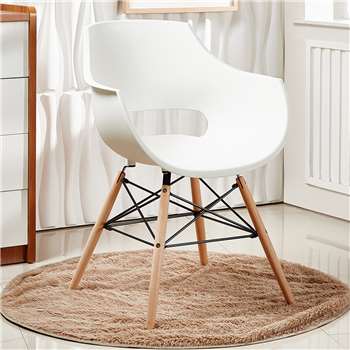 Olivia Dining Chair - Cream (H81 x W57.5cm)
