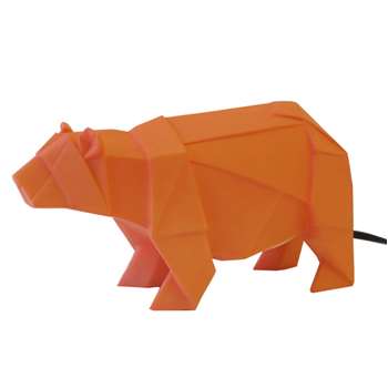 Orange Bear Lamp