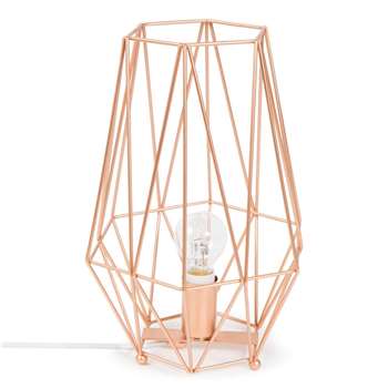 ORIGAMI COPPER metal lamp (29 x 20cm)