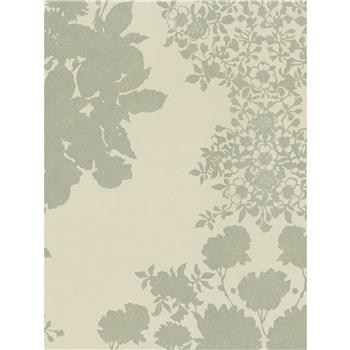 Osborne & Little Salcey Wallpaper, Linen / Gilver, W5792-05