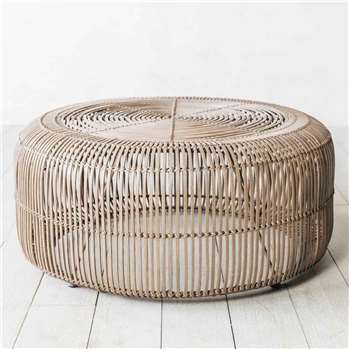 Oslo Clay Rattan Coffee Table (H38 x W83 x D83cm)
